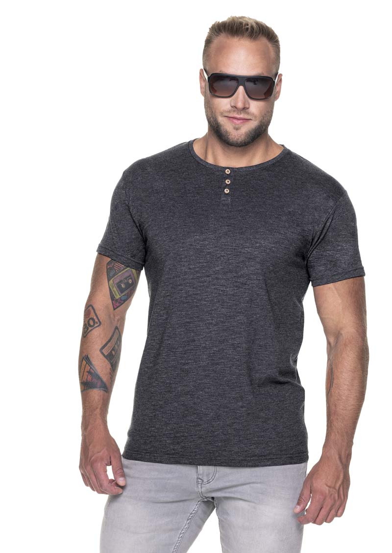 T-shirt Crimson Cut Button - Farbe 48