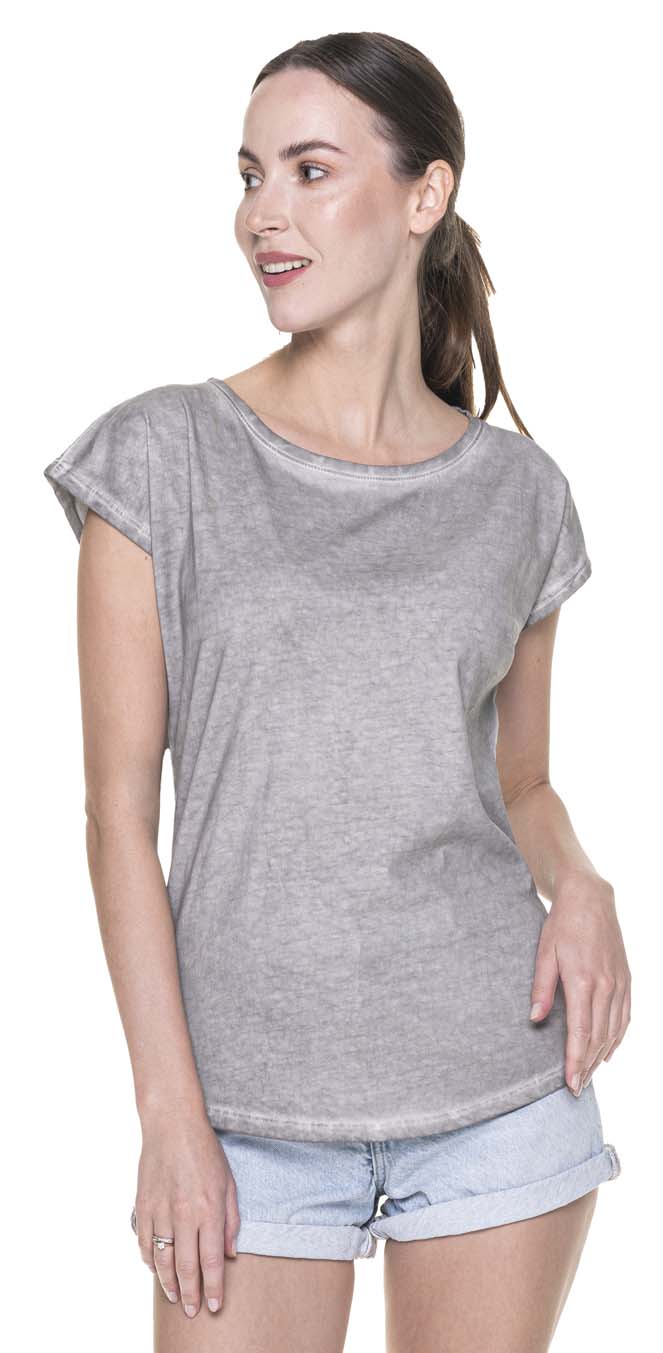 T-shirt Crimson Cut Smoky Lady - Color 70