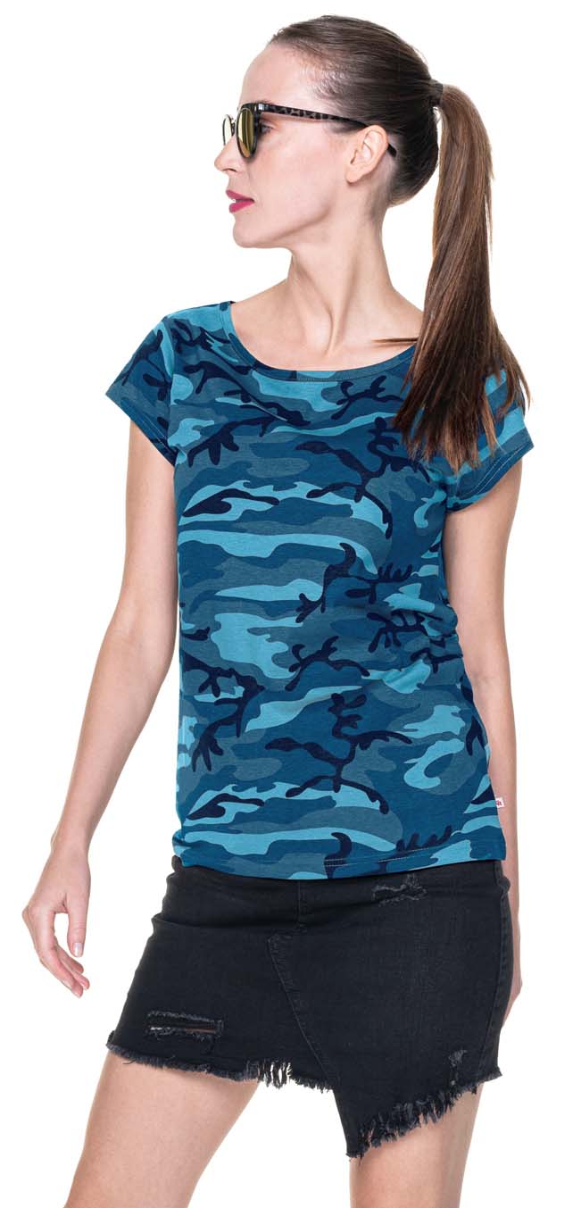 T-shirt Crimson Cut Camo Lady - Kolor 40