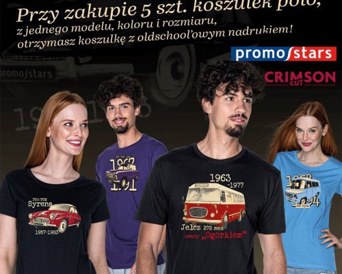 Promocja! Polo + Koszulki „made in PRL”