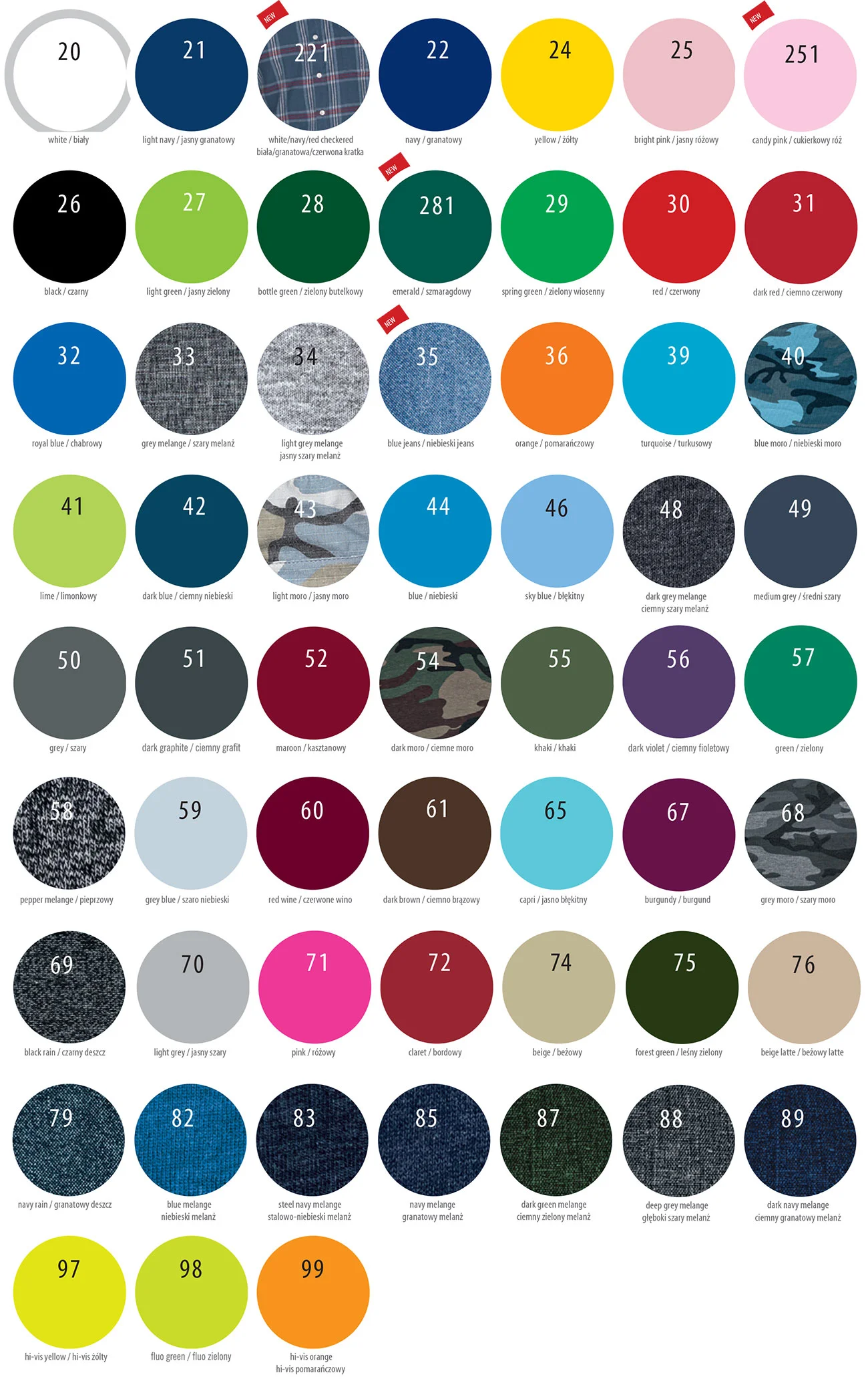 kolory Promostars kolory Promostars