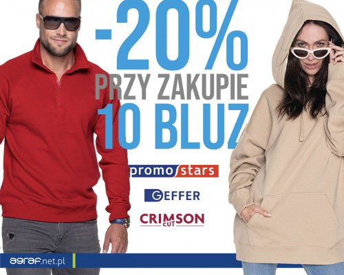 Promocja na bluzy