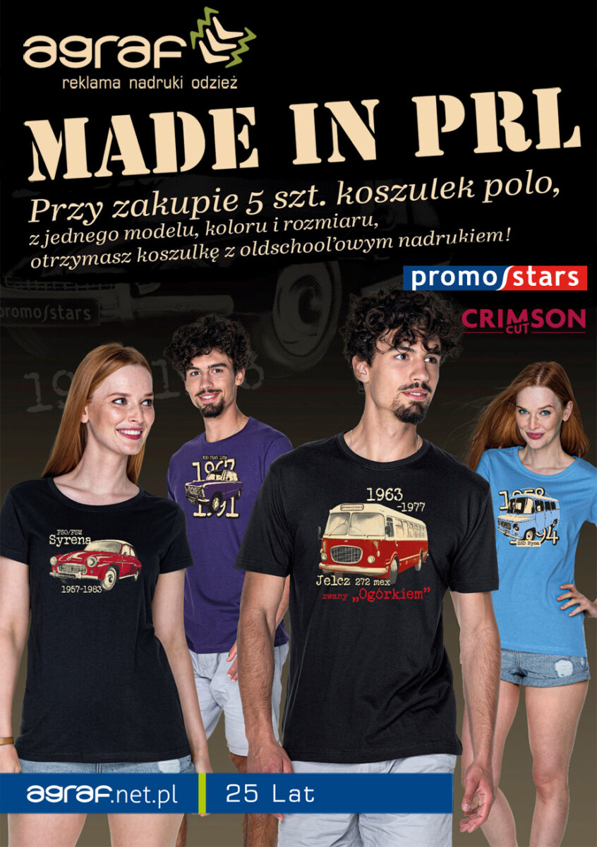 Promocja! Polo + Koszulki „made in PRL”